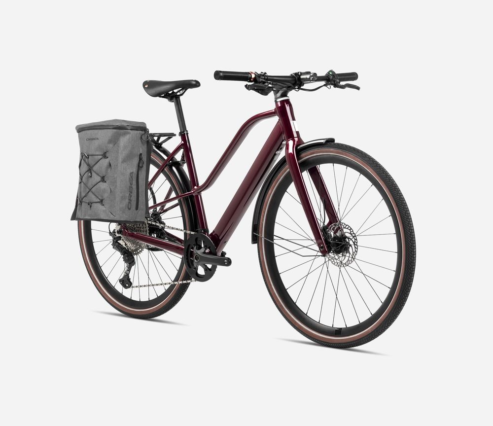 Orbea Vibe MID H30 EQ 2024 - Metallic Burgundy Red (Gloss)