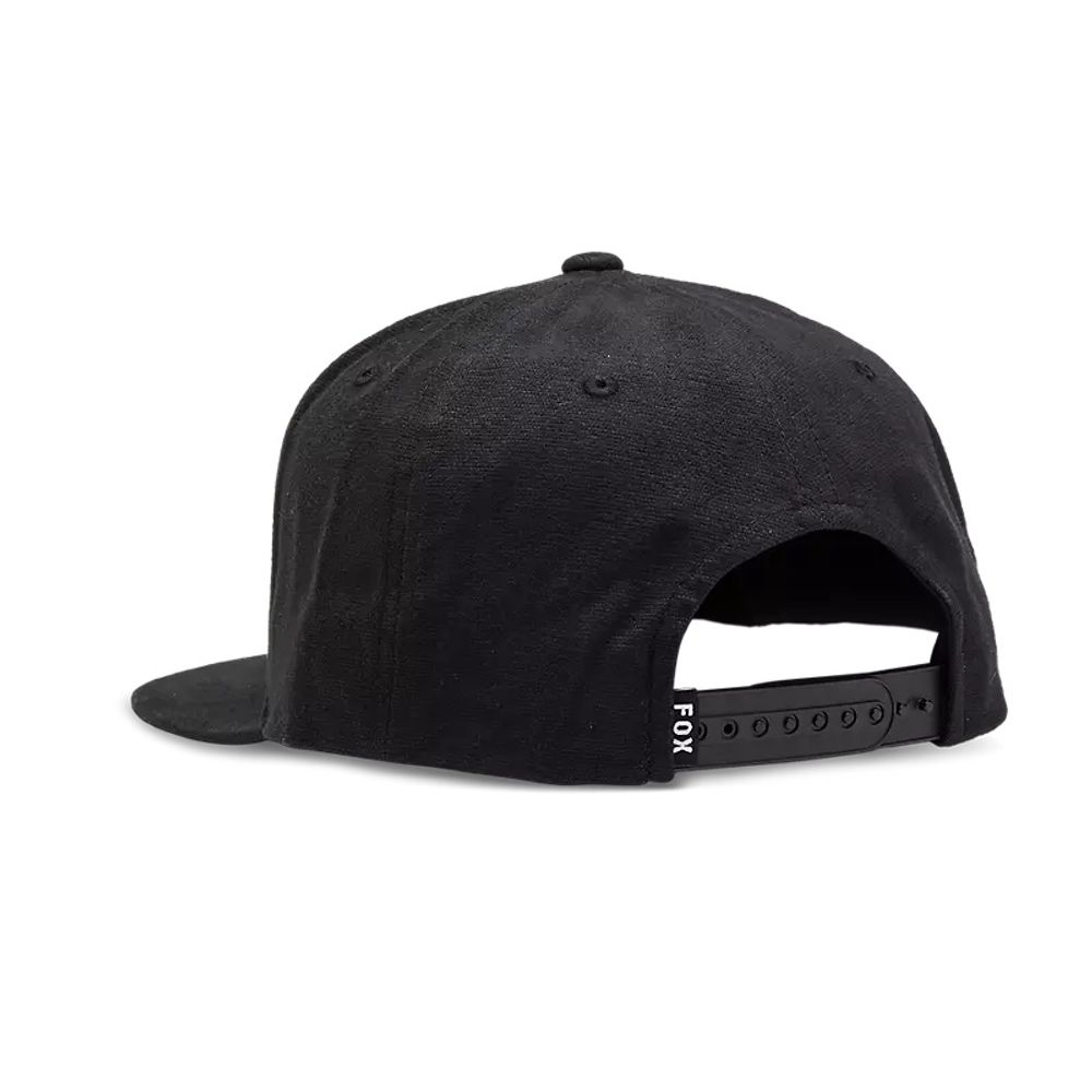 Fox Head Snapback-Kappe - Schwarz - Rückansicht