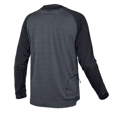 Endura SingleTrack Fleece -black, Hinterseite