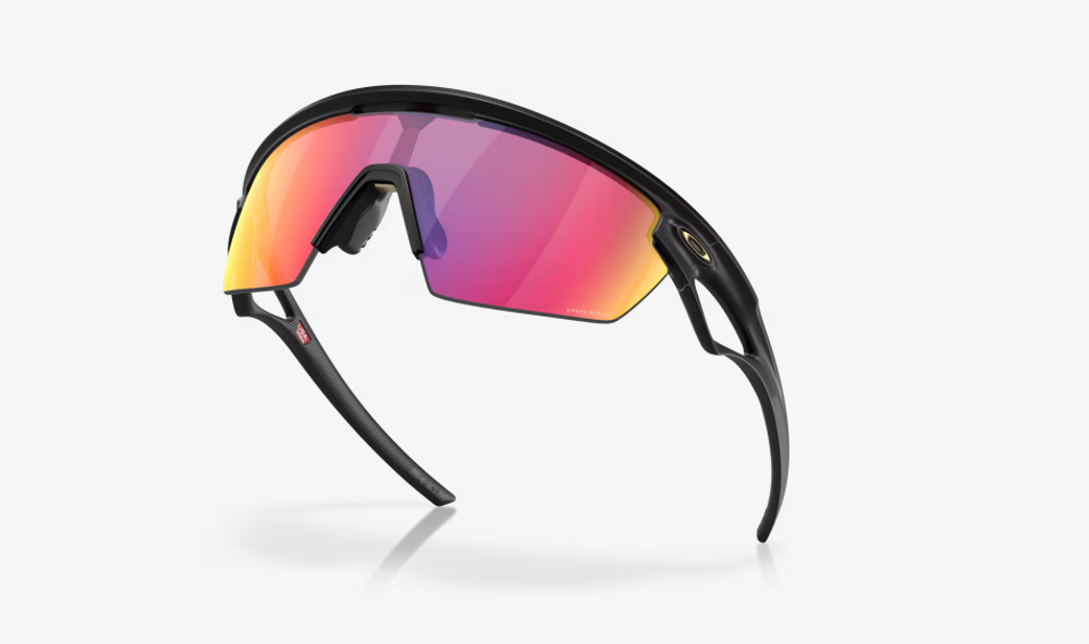 Oakley SPHAERA Sonnenbrille - Matte Black - Prizm Road - Seitenansicht