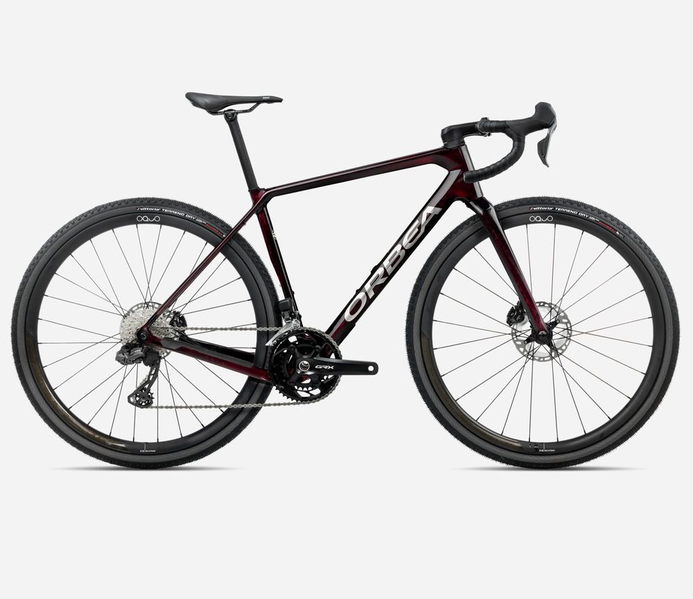 Orbea Terra M20i Team 2025 - Wine Red Carbon View (Gloss)