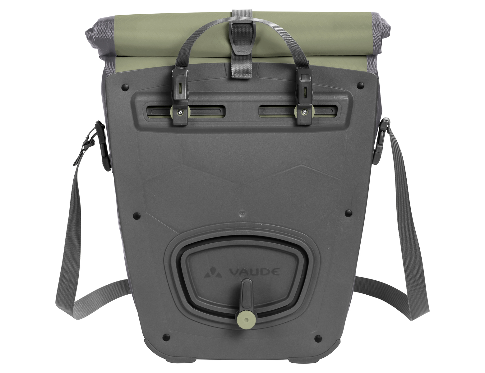 VAUDE Aqua Back Single Hinterradtasche in fango Rückseite