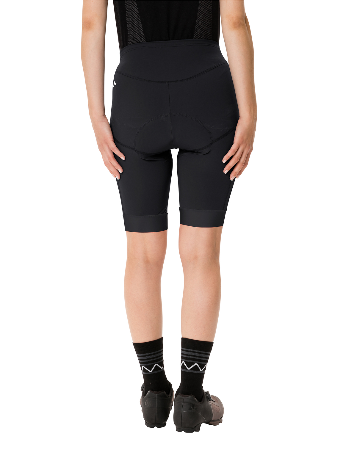 VAUDE Women's Kuro Tights Damen-Fahrradhose angezogen hinten