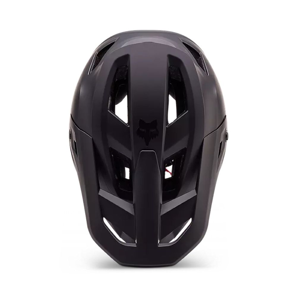 FOX Rampage MTB-Helm - Matt Schwarz - Draufsicht