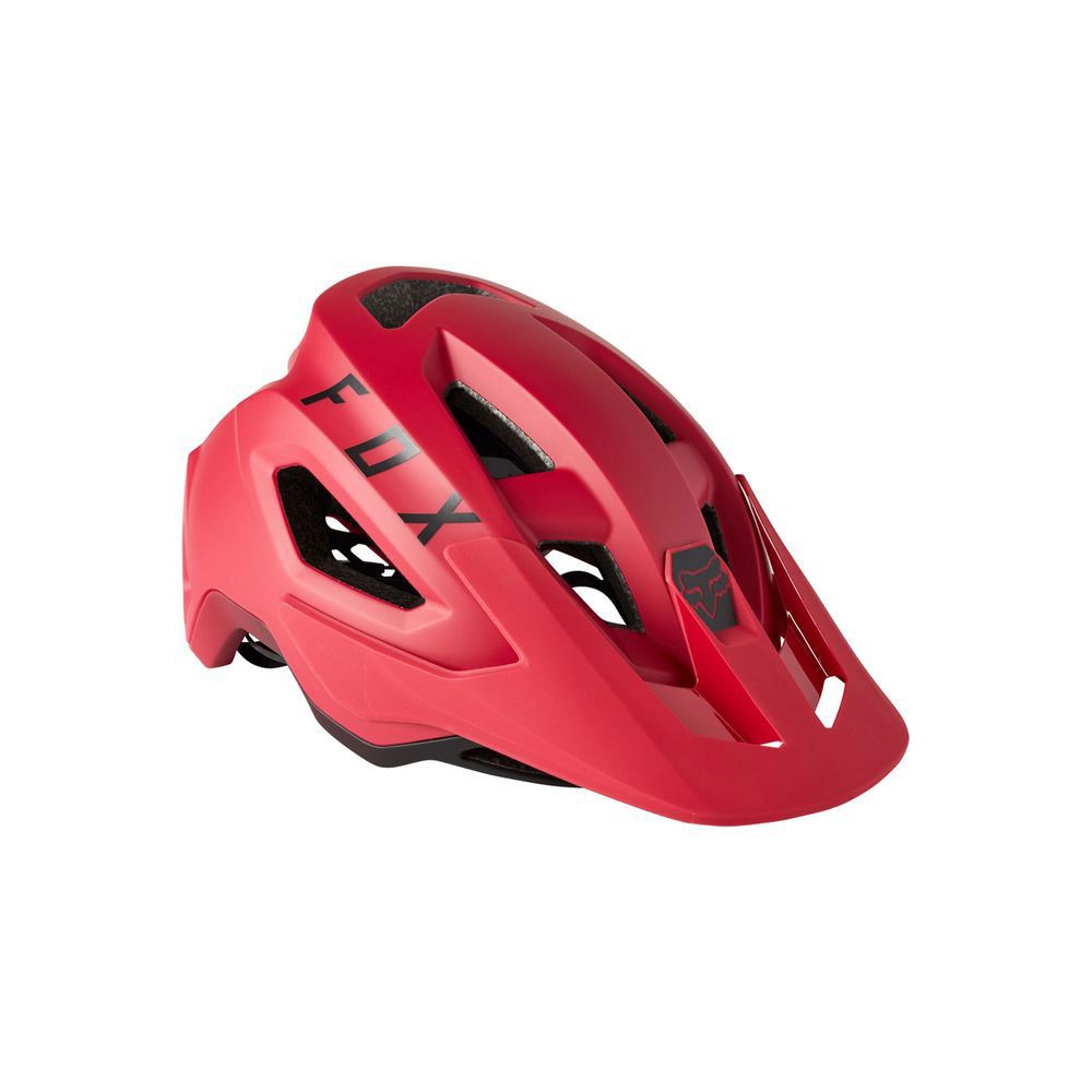 Fox Speedframe MIPS Helm - Flo Red - Seitenansicht