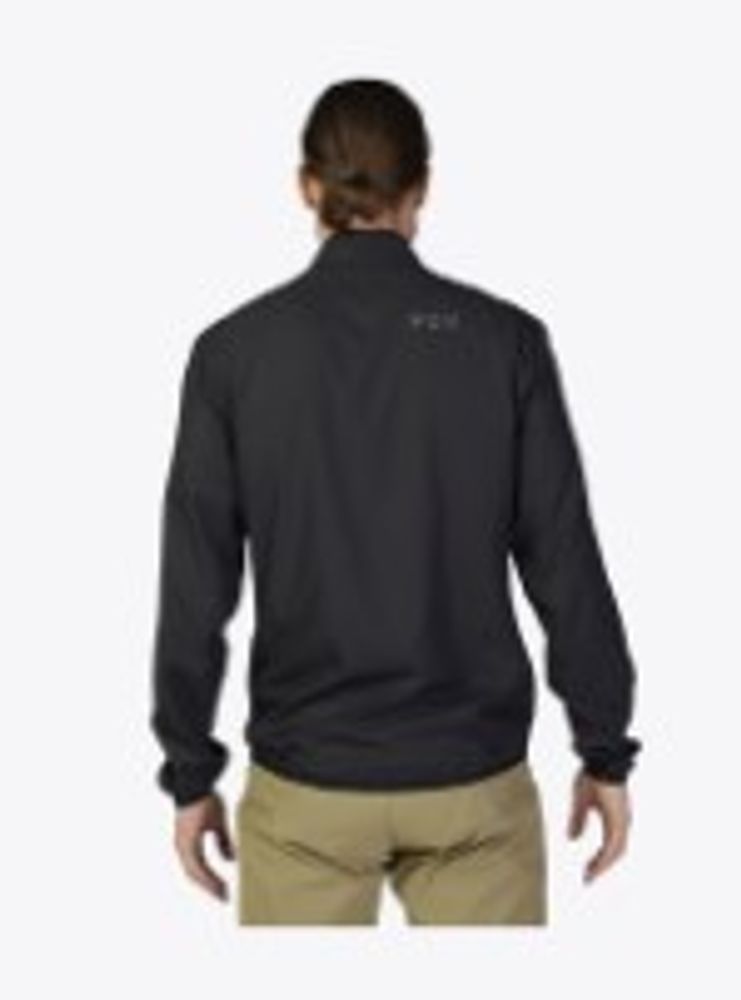 FOX Ranger Wind Jacket - Black - Rückansicht  - angezogen