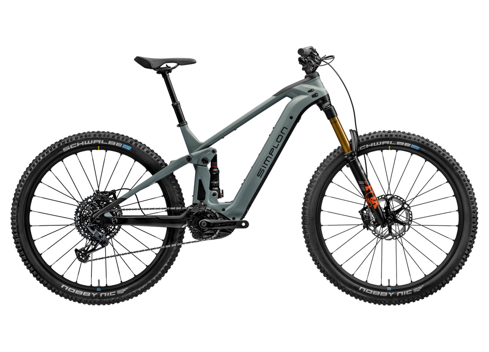 Simplon Stomp PMax, XT-12 SUV KIT 2022 - Shady Grey Matt / Black Matt - Seitenansicht