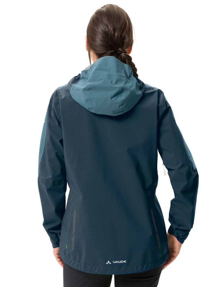 VAUDE Women's Moab Rain Jacket II - dark sea uni