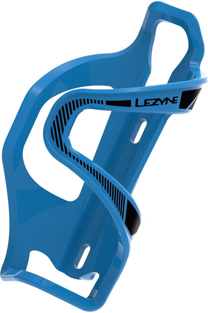 Lezyne Wasserflaschenhalter Flow Cage E SL-L, Matrix/ links/ blau-schwarz