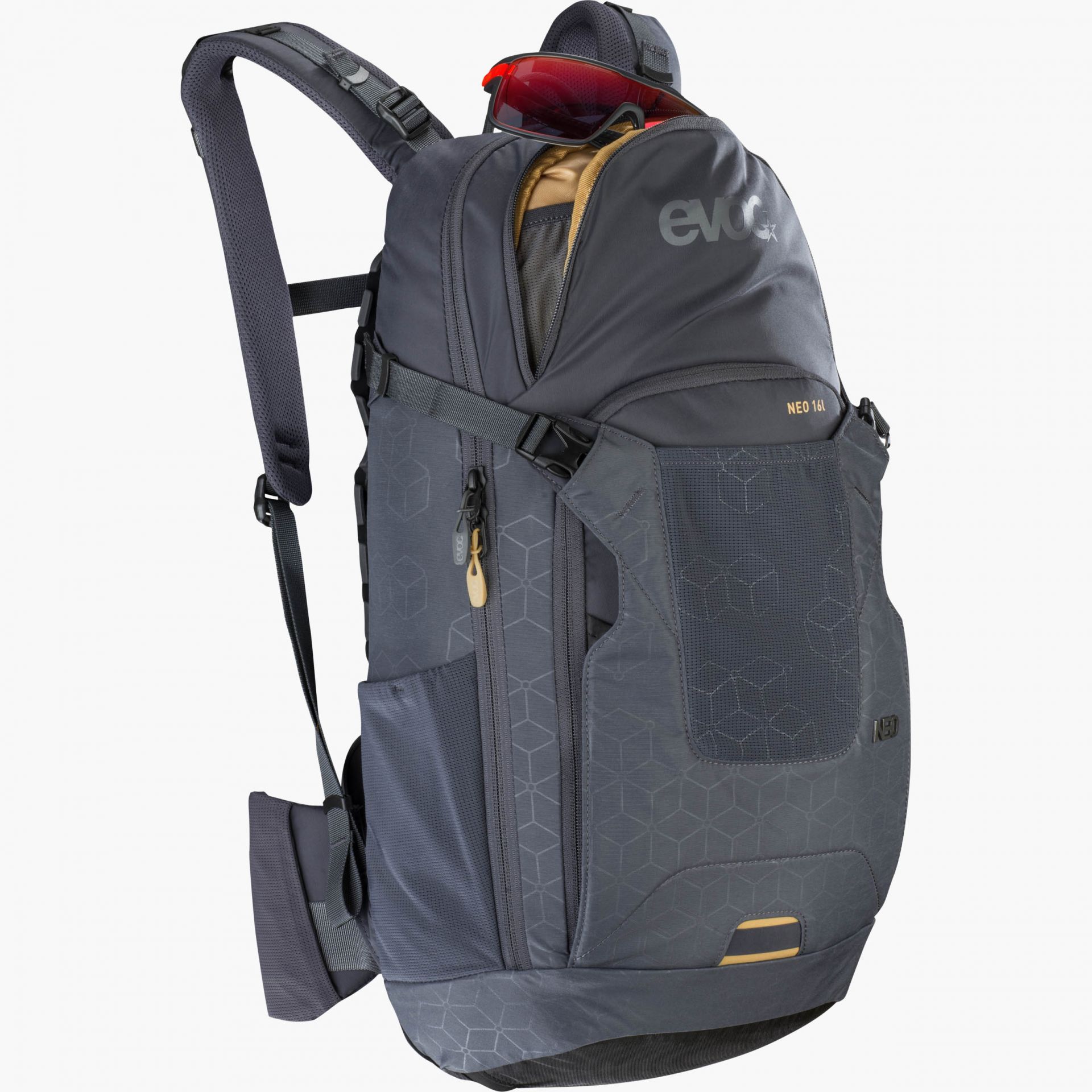 EVOC Neo 16L - Protektorrucksack in Carbon Grey