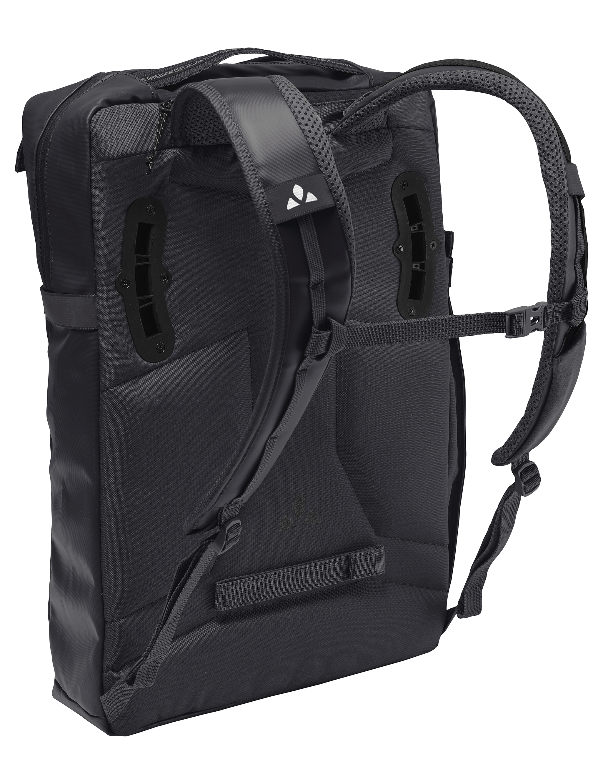 Vaude Mineo Transformer Backpack 23 wasserdichter Fahrradrucksack mit Rollverschluss Rückseite