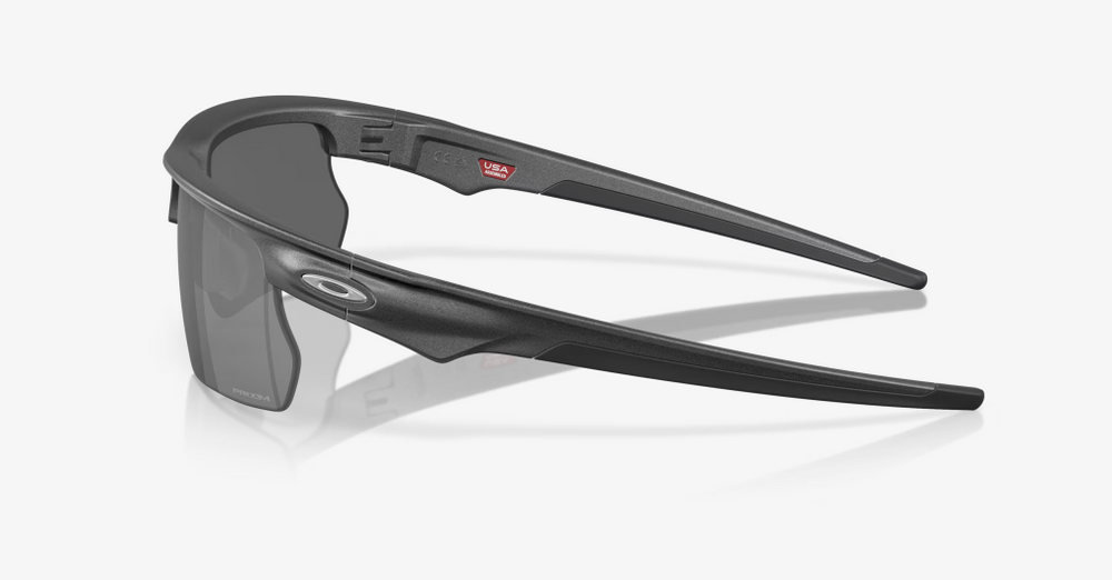 Oakley BiSphaera Sonnenbrille - Steel - Prizm Black - Seitenansicht