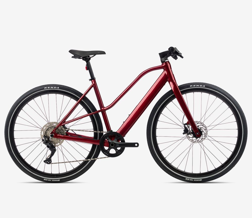 Orbea Vibe Mid H30 2023 - 2. Wahl, Metallic Dark Red (Gloss), Seitenansicht