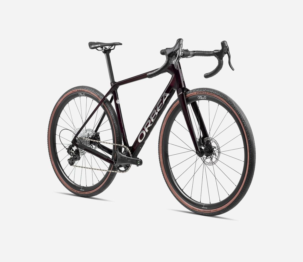 Orbea Terra M41eTeam 1X 2024 - Wine Red Carbon View