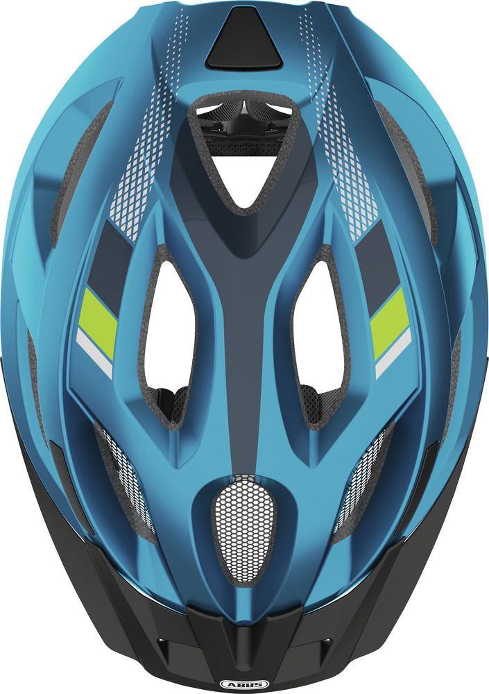 Abus ADURO 2.0 Fahrradhelm/ steel blue/ Draufsicht