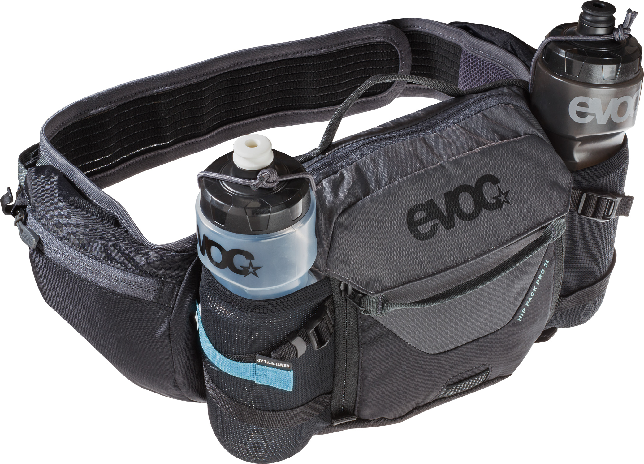 evoc HIP PACK PRO 3l mit zwei Trinkflaschen