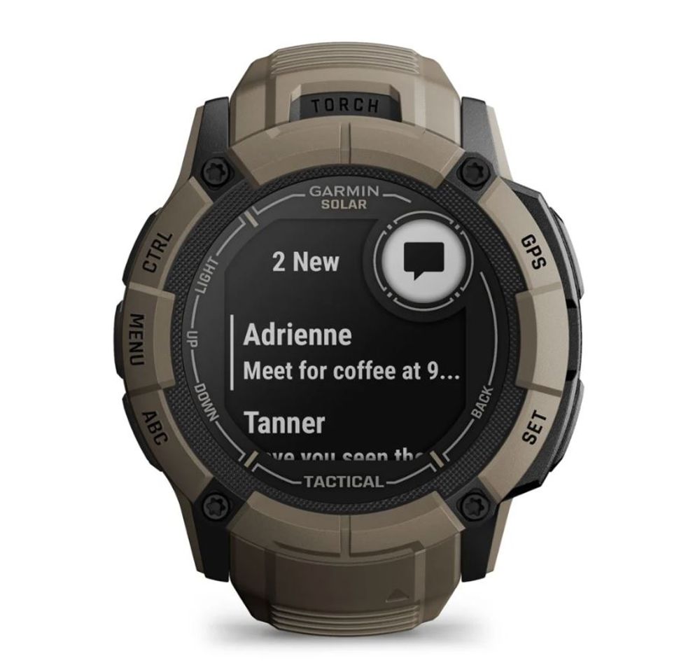 Garmin Instinct® 2X Solar – Tactical Edition | Robuste Multisport-Smartwatch - Olivgrün