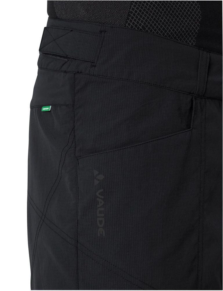 Vaude Men's Tamaro Shorts II Radshorts in black, Detail seitlich