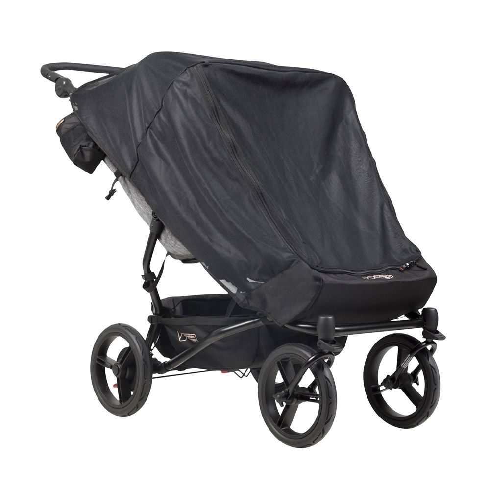 Mountain Buggy Duet V3 Herringbone Zwillings-Kinderwagen Insektenschutz