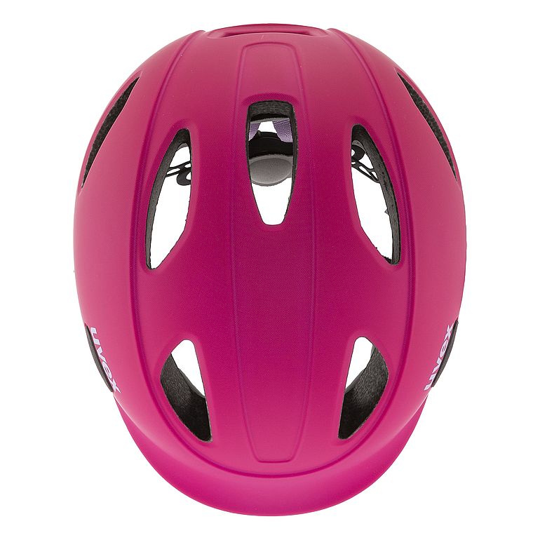 uvex oyo Kinderfahrradhelm, berry - purple mat, Draufsicht