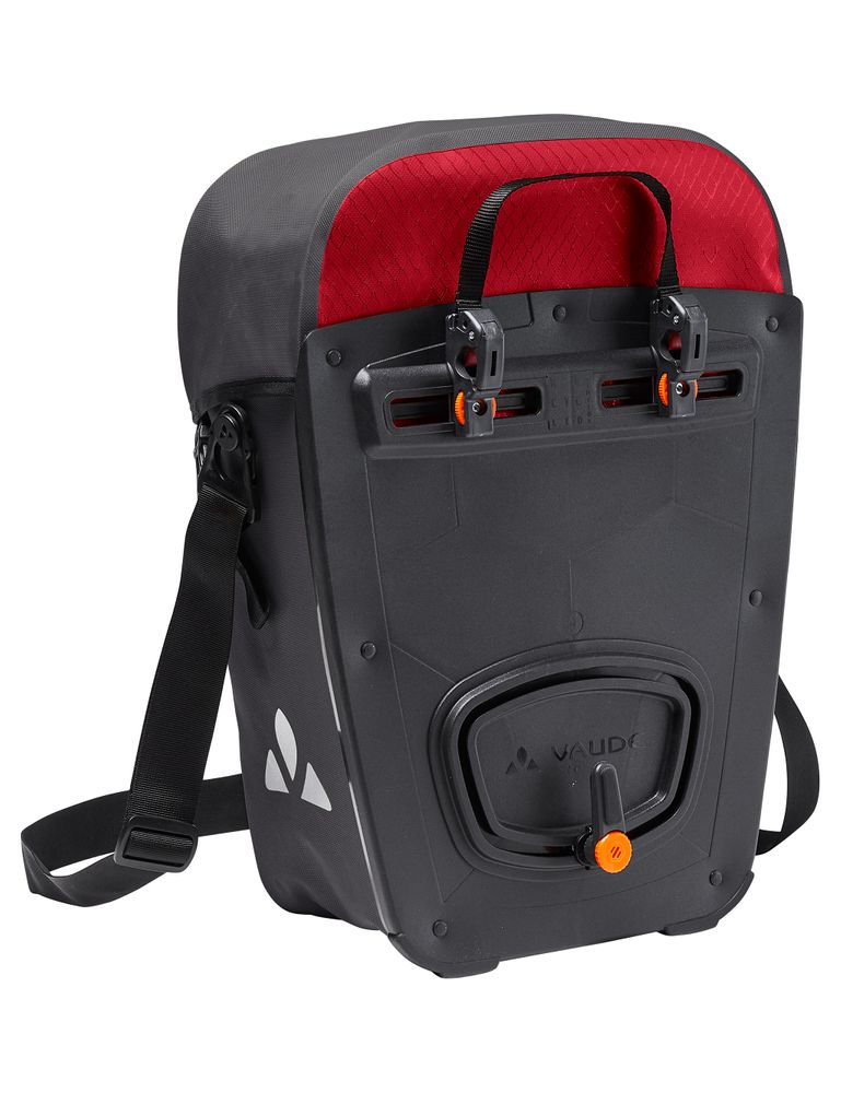 Vaude Aqua Back Pro Single - Fahrrad-Hnterradtasche in red Rückseite