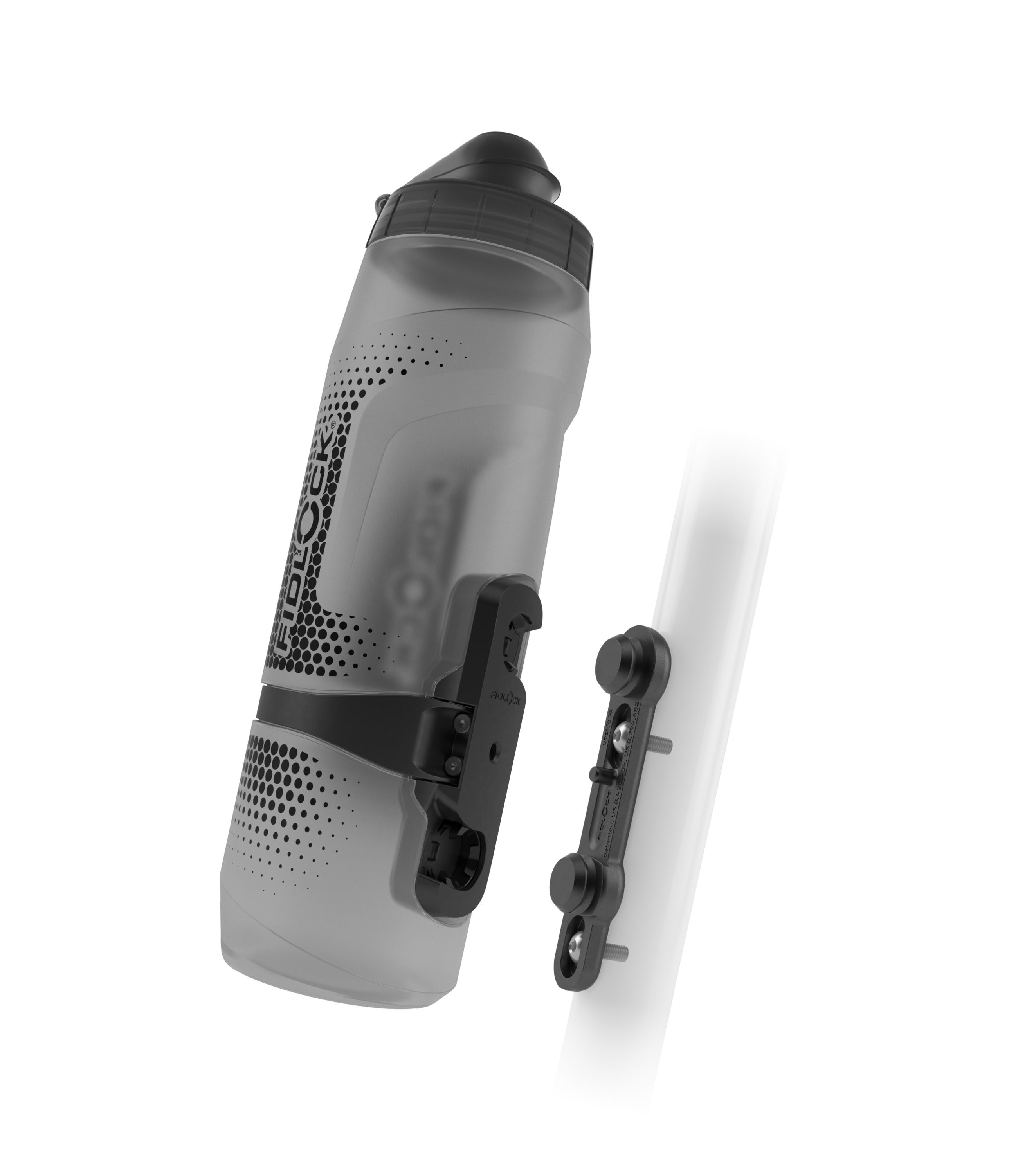 Fidlock Twist Bottle 800 + Bike Base - transparent black