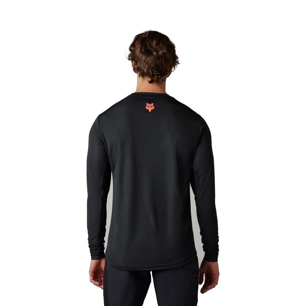 FOX Ranger LS Jersey Dose Langarmshirt, black, Hinteransicht