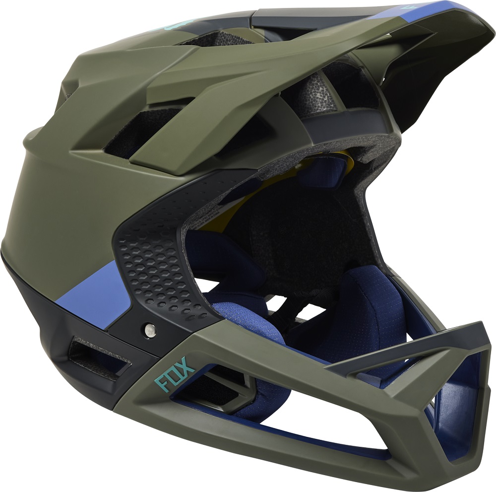 Proframe Helmet Blocked, CE, olive green, Seitenansicht