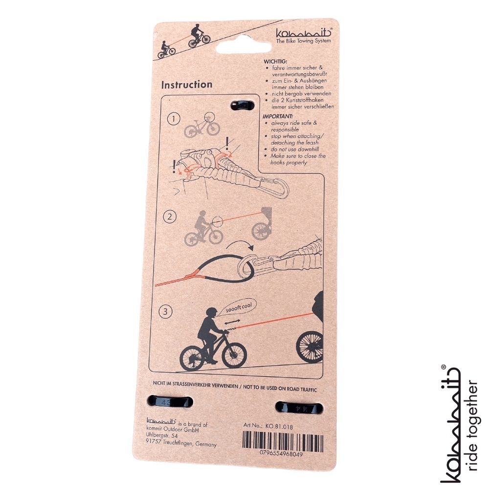 Kommit Bike Bungee, Verpackung Anleitung