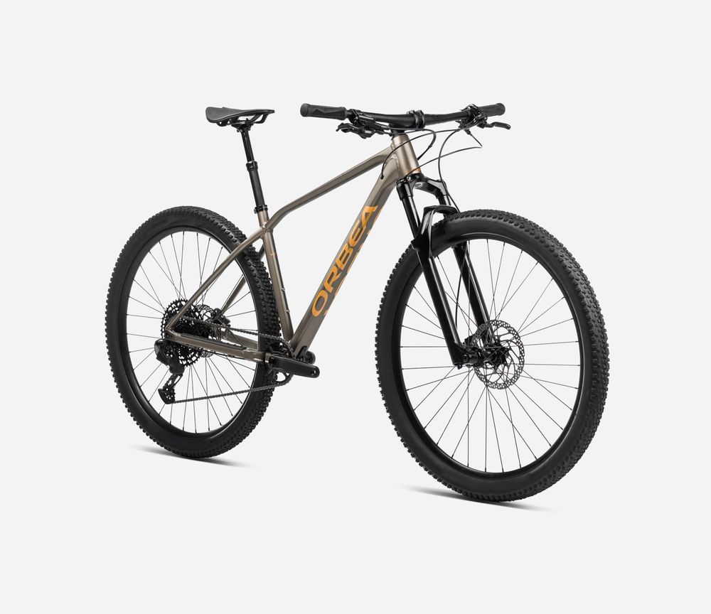 Orbea Alma H30 MTB 2024 - Taupe Brown (Matt) - Mango (Gloss)