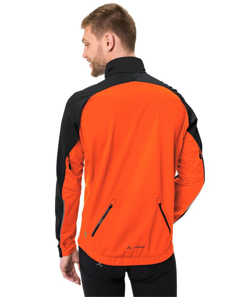 Vaude Men's Posta Softshell Jacket VI in neon orange Rückseite