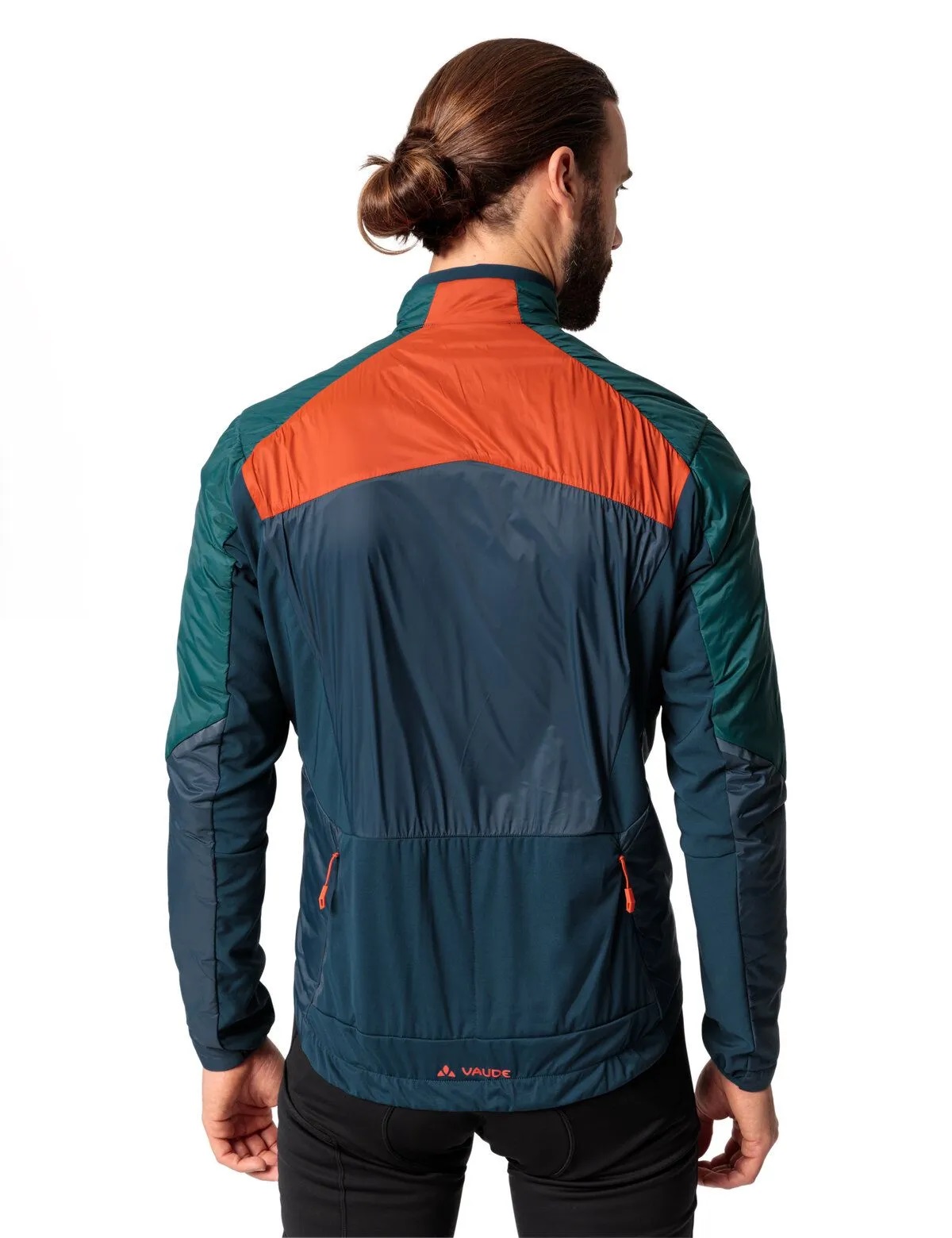  Vaude Men's Kuro Insulation Jacket, mallard green, Rückansicht angezogen