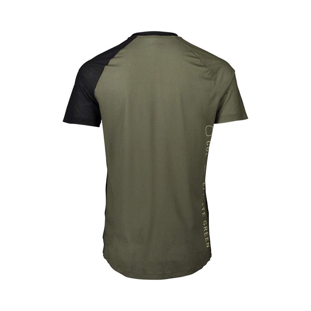 POC, MTB Pure Tee - Epidote Green, Hinterseite