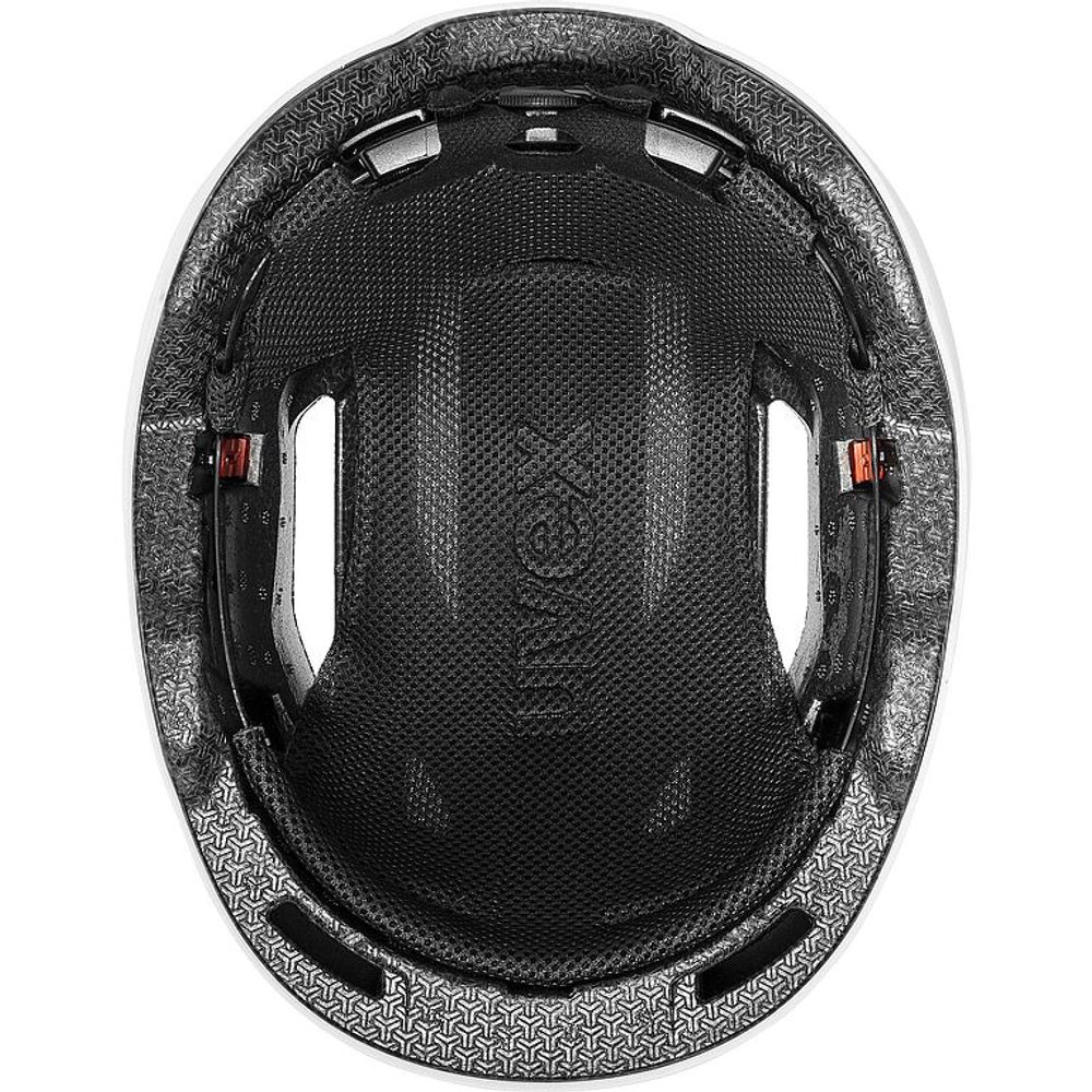 uvex urban planet Helm, white matt, Innenansicht