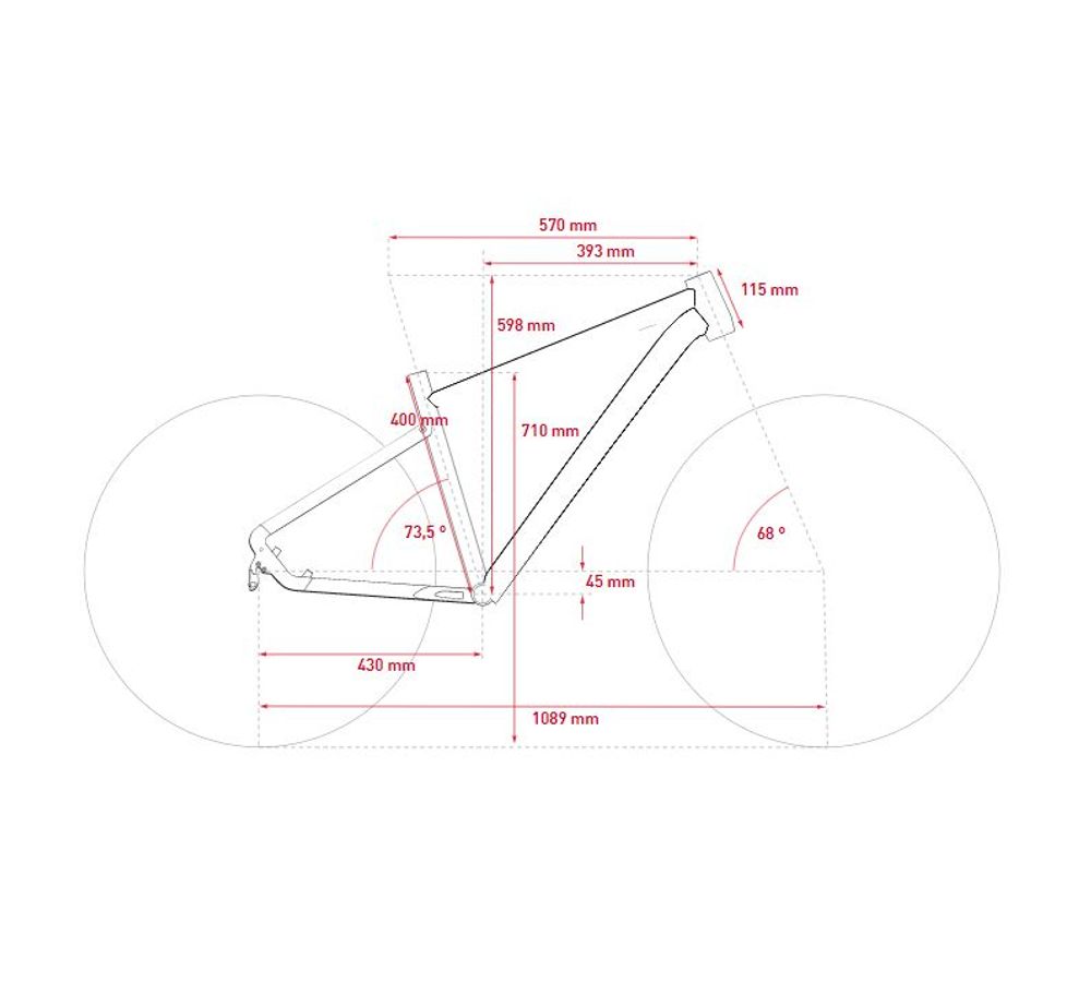 Ghost Kato Advanced 27.5 2022 - Geometrietabelle Größe S