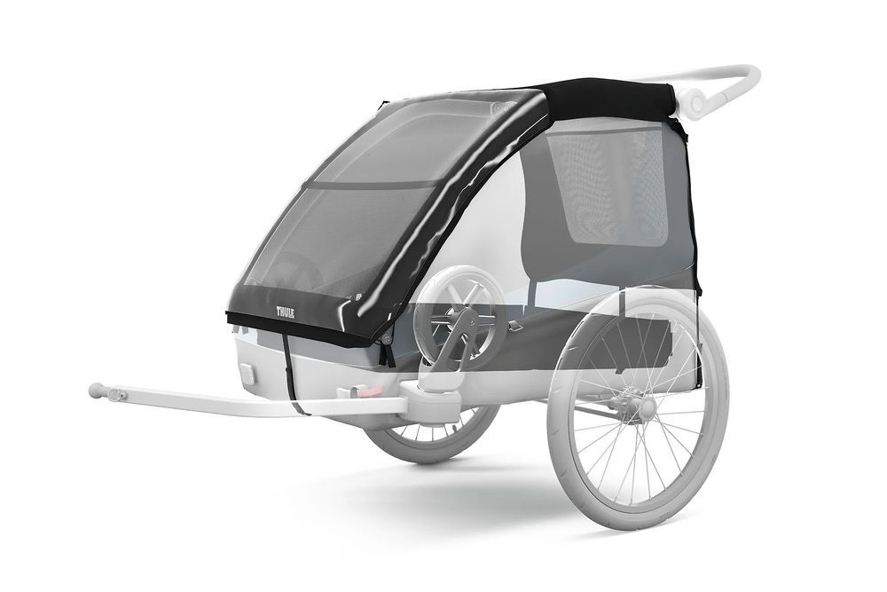 Thule Courier Multifunktions 3in1 Kinderanhänger inkl. Dog Trailer Kit , Verdeck