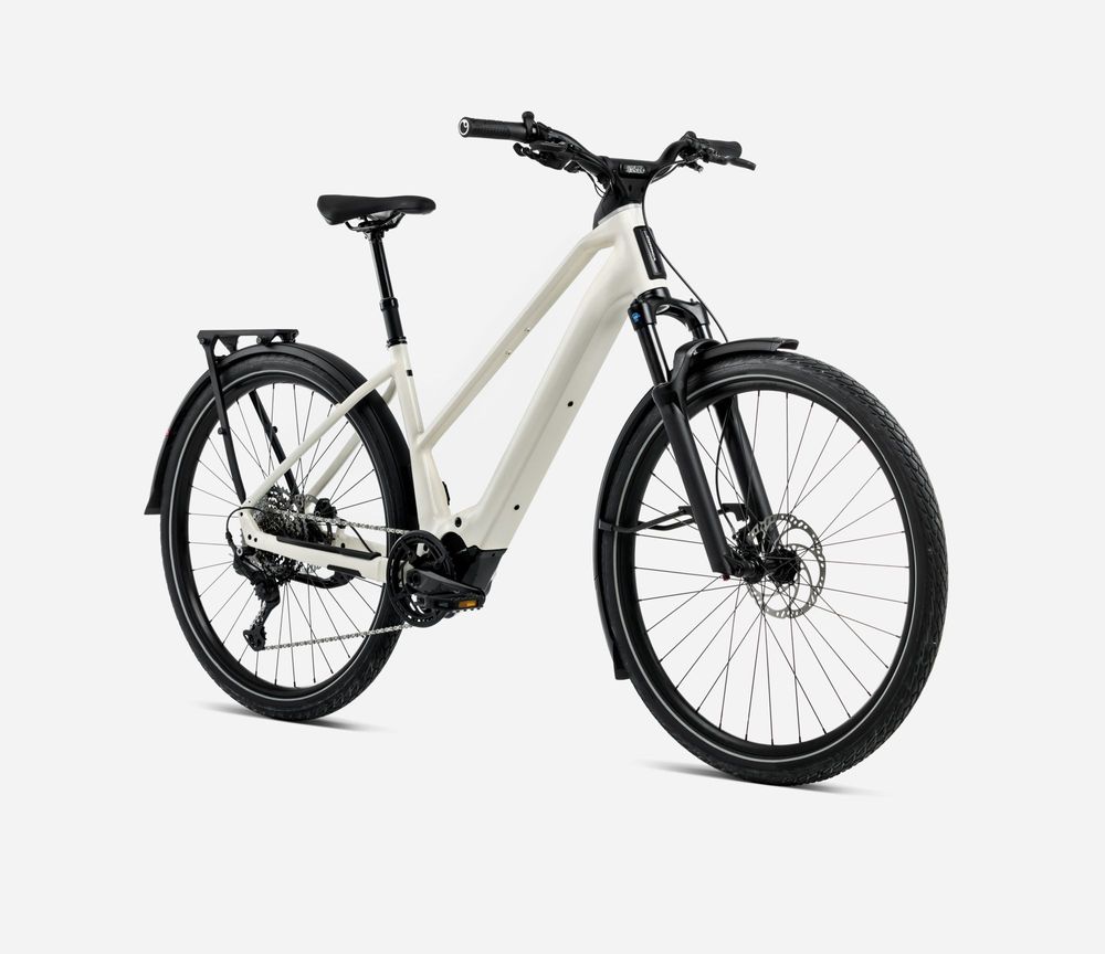 Orbea Kemen Tour 30 Mid 2025, Ivory White (Gloss), Vorderansicht