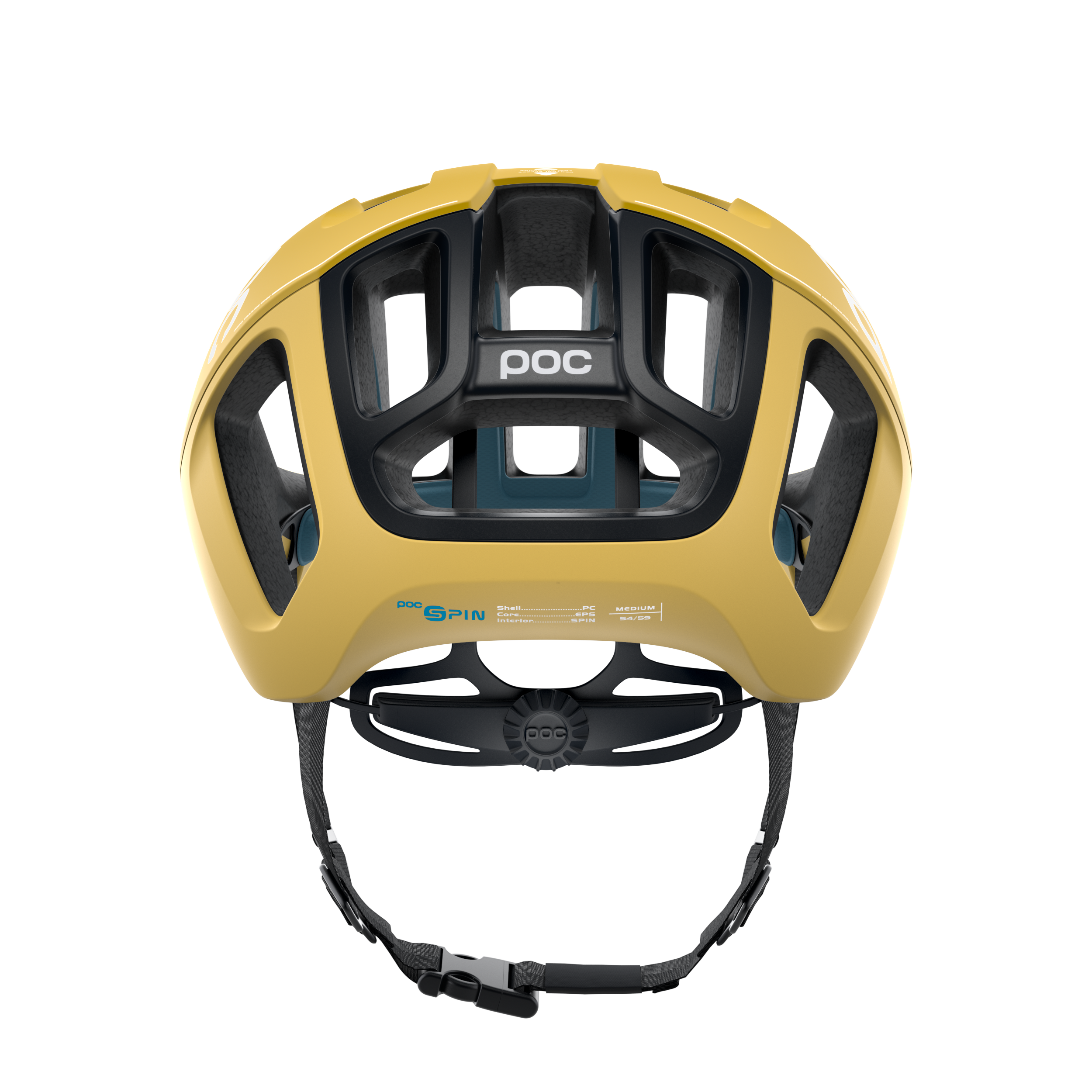 POC Ventral SPIN Fahrradhelm / Sulfur Yellow Matt