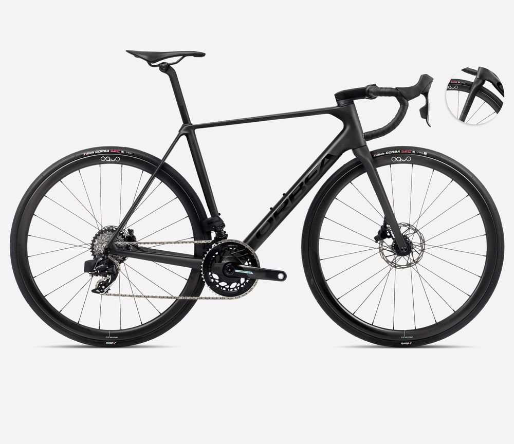 Orbea Orca M21eTeam PWR 2024, Vulcano-Black(Matt) - Black(Gloss), Seitenansicht rechts