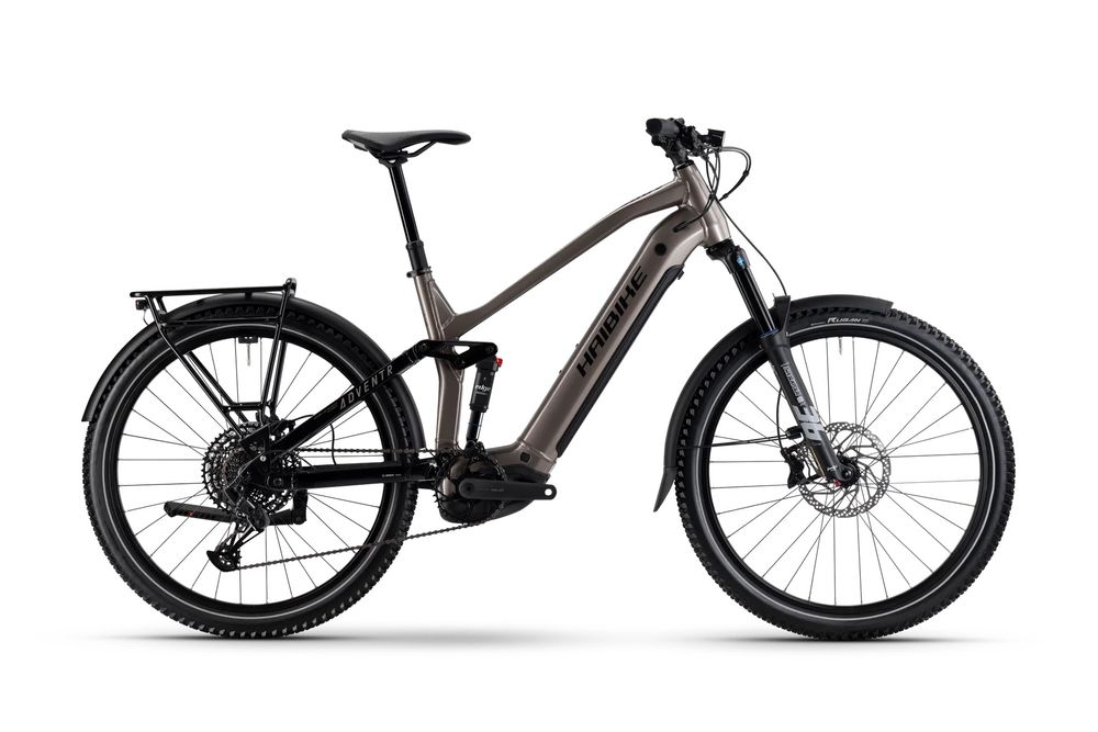 Haibike Adventr 10 2025, met.sand/Black glänzend, Seitenansicht