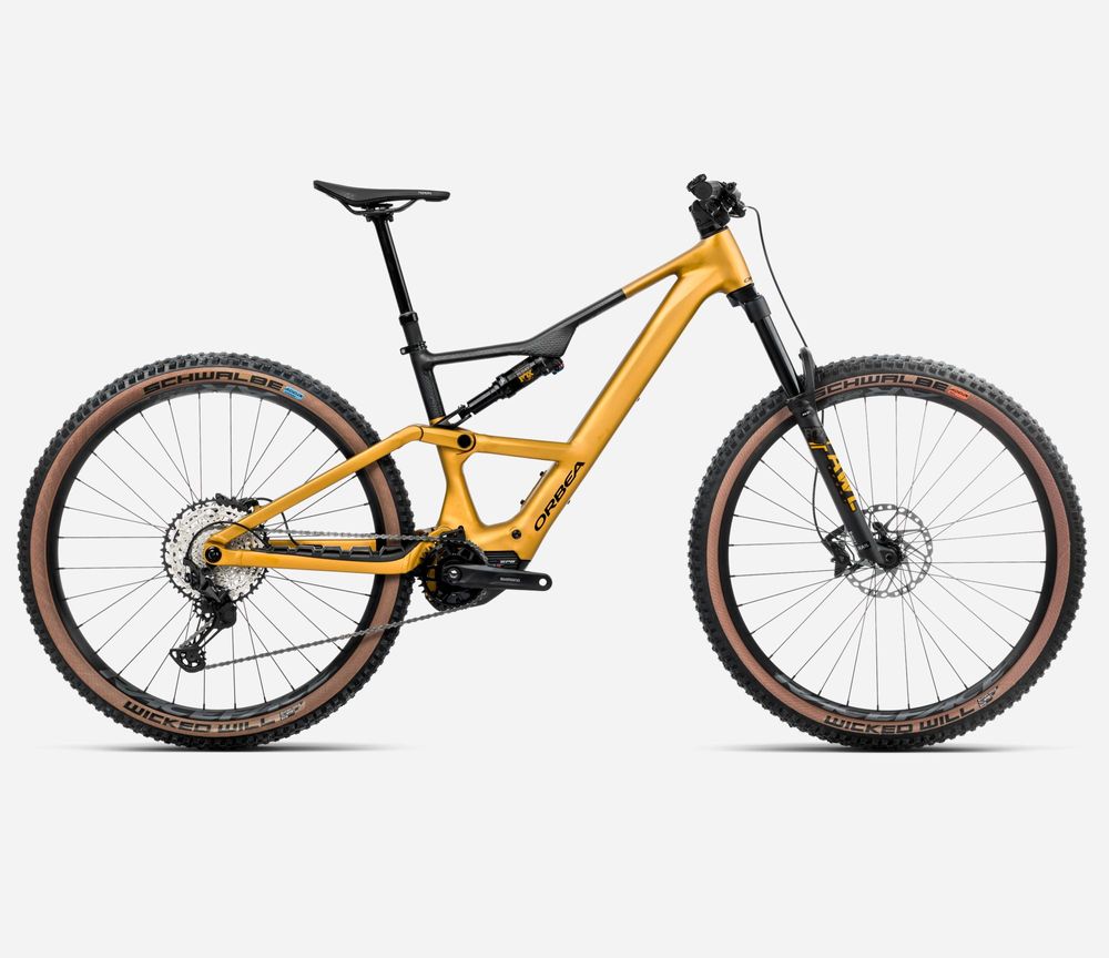 Orbea Rise SL H20 2025, Bumblebee Yellow-Black (Matt), Seitenansicht