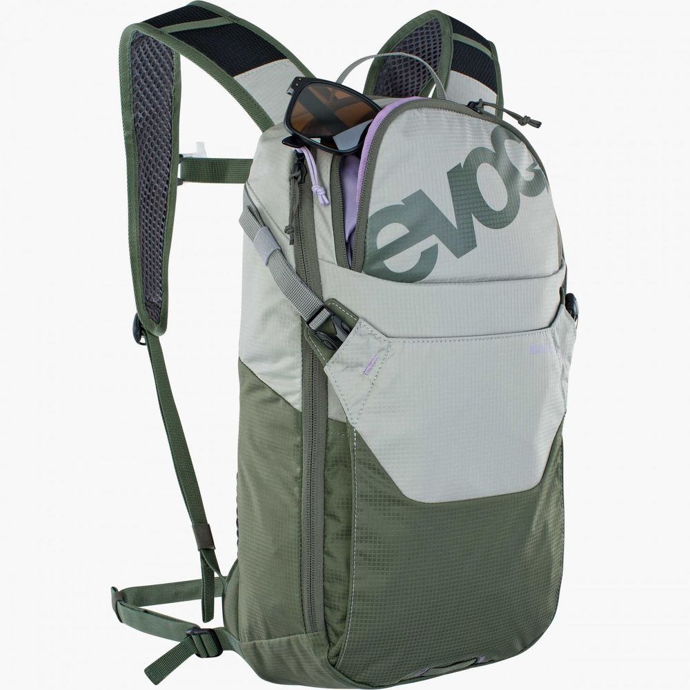 evoc RIDE 8 + HYDRATION BLADDER 2 - Stone/Dark Olive