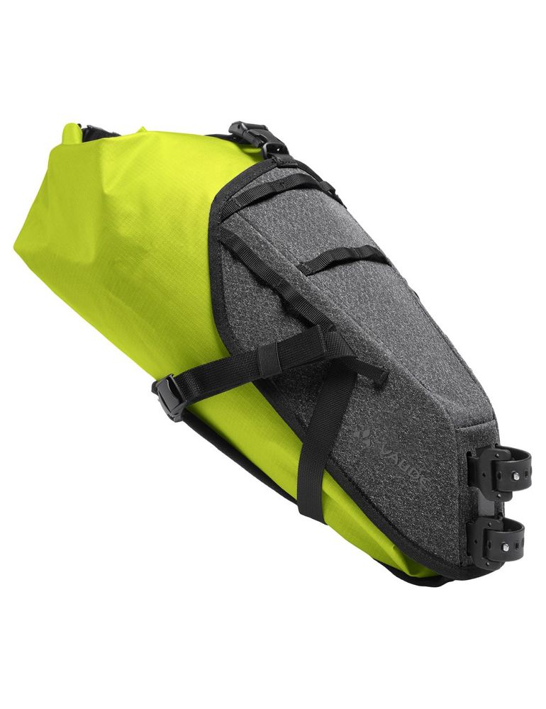 VAUDE Trailsaddle II wasserdichte Satteltasche fürs Bikepacking in bright green/black 