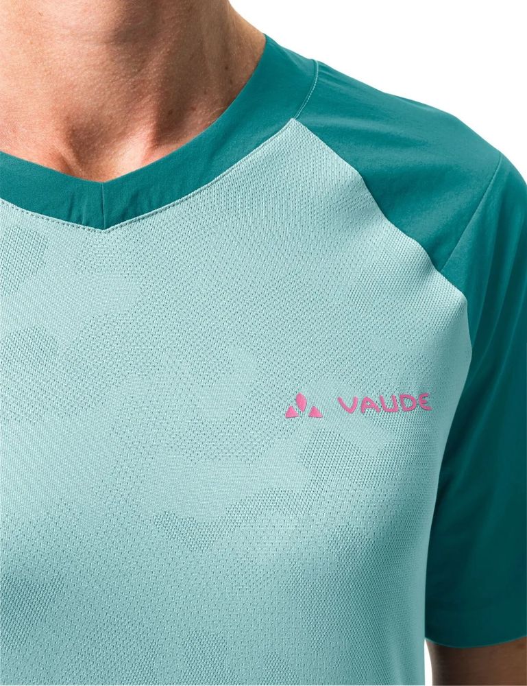 Vaude Women's Moab Pro Shirt in glacier, Detail vorne