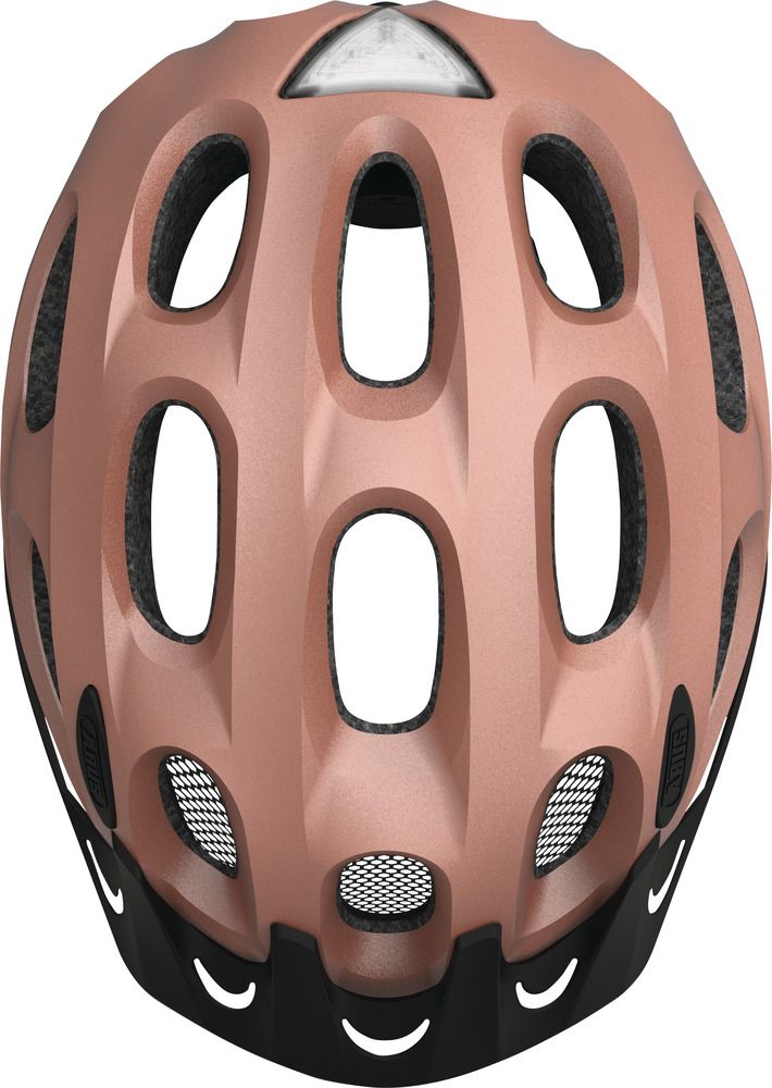 Abus YOUN-I ACE Kinder Fahrradhelm/ rose gold/ Draufsicht