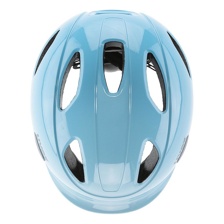 uvex oyo Kinderfahrradhelm, cloud blue - grey, Draufsicht