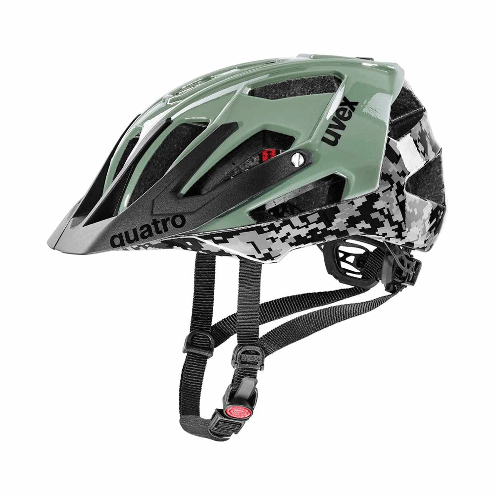 uvex quatro Fahrradhelm/ pixelcamo - olive