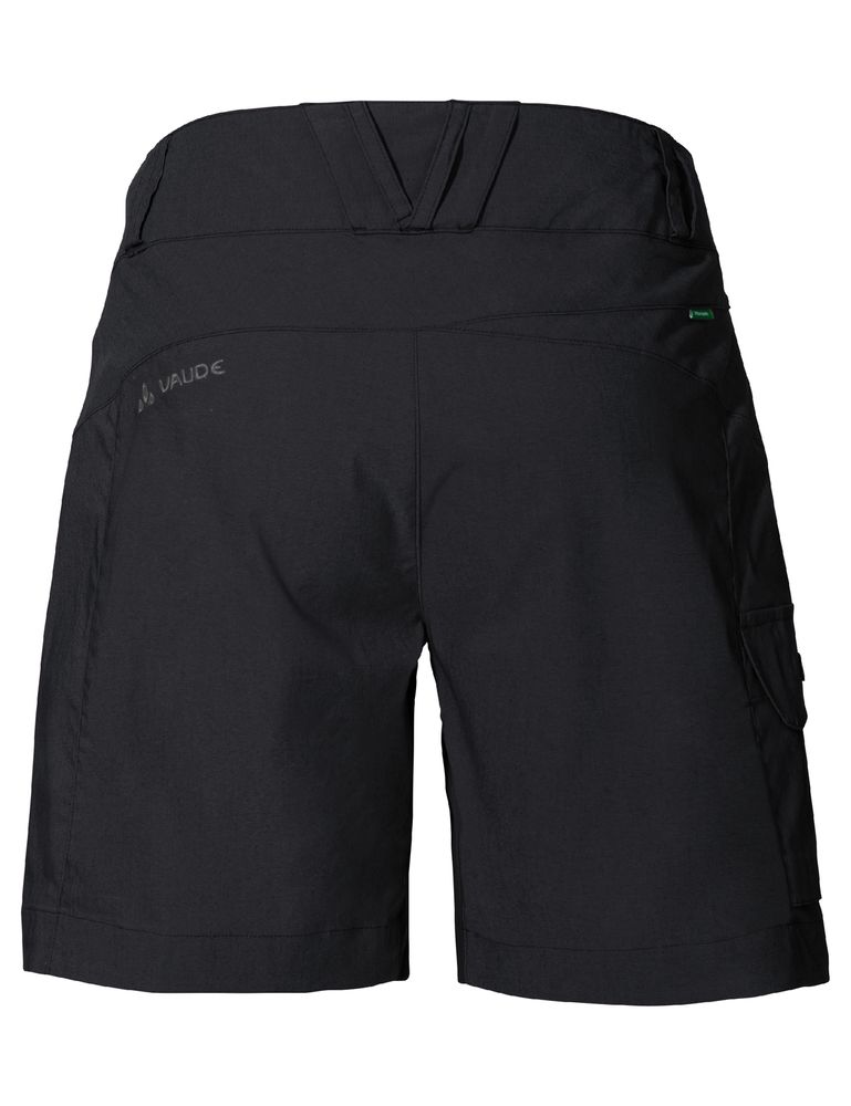 Vaude Women's Tremalzini Shorts II Radshorts in black uni Rückansicht