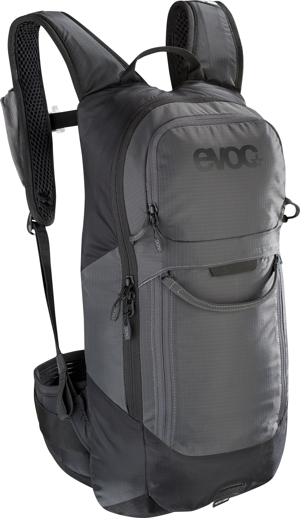 evoc Fr Lite Race 10L Protektorrucksack - Carbon Grey - Black