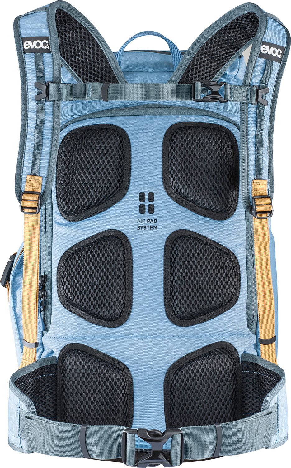 EVOC MISSION PRO 28l in copen blue Rückansicht